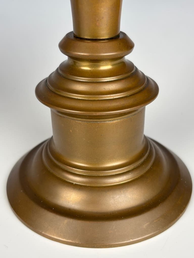 Magnificent Set Of Three Late 17th Century Bronze Pricket Candlesticks photo buy