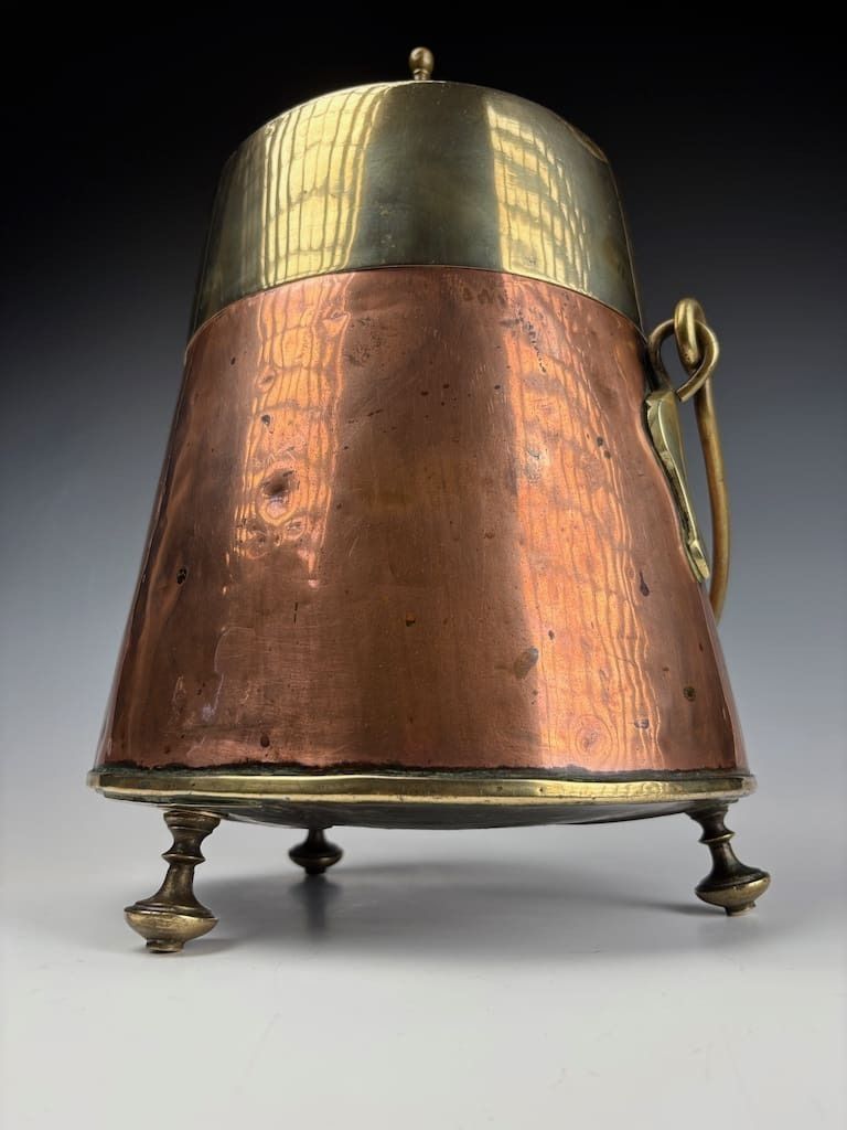 19th Century Dutch Copper And Brass 'Doofpot' (Ember Pot) photo 325.0