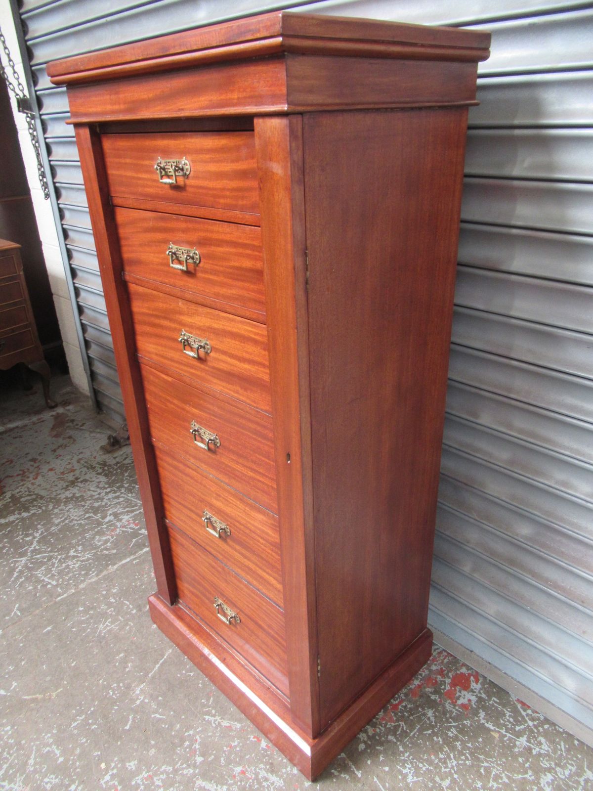 Victorian Period Mahogany Wellington   Chest Of Drawers photo Furniture