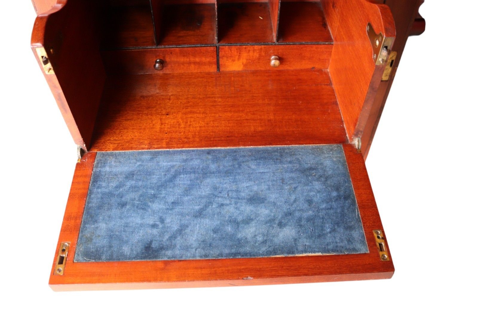 Victorian Mahogany Secretaire Wellington Chest Of Drawers C.1860 Antique 19thc photo Furniture