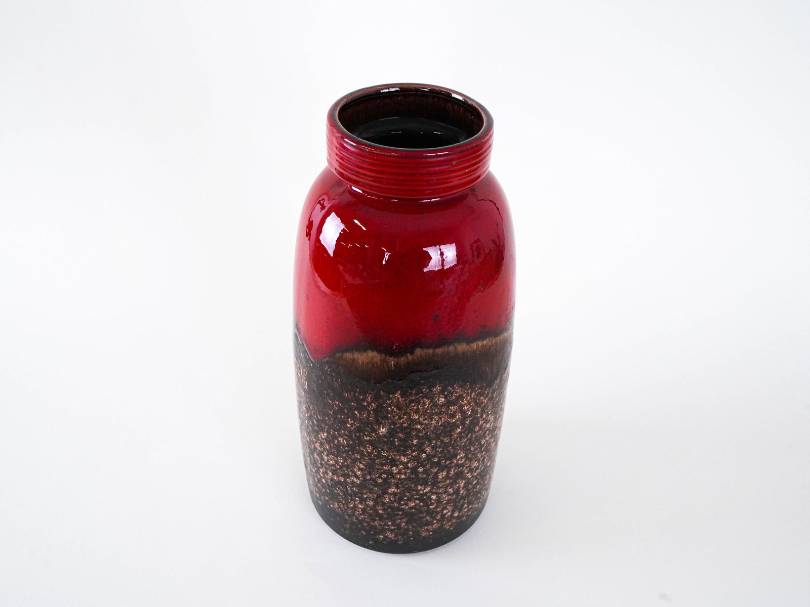 Ceramic Vase, German Design, 1960s, Manufactured In West Germany, Model 553 38, Scheurich Manufactory photo 459.0