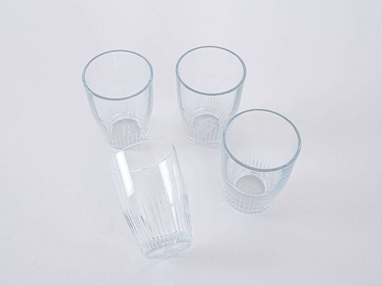 Set Of Four Glasses, Danish Design, 1970s, Manufactured In Denmark photo vinterior