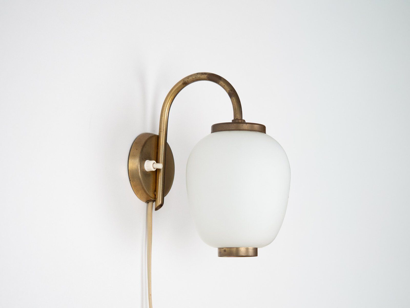 Vintage Danish Kina Sconces By Bent Karlby For Lyfa, 1940s, Set Of 2