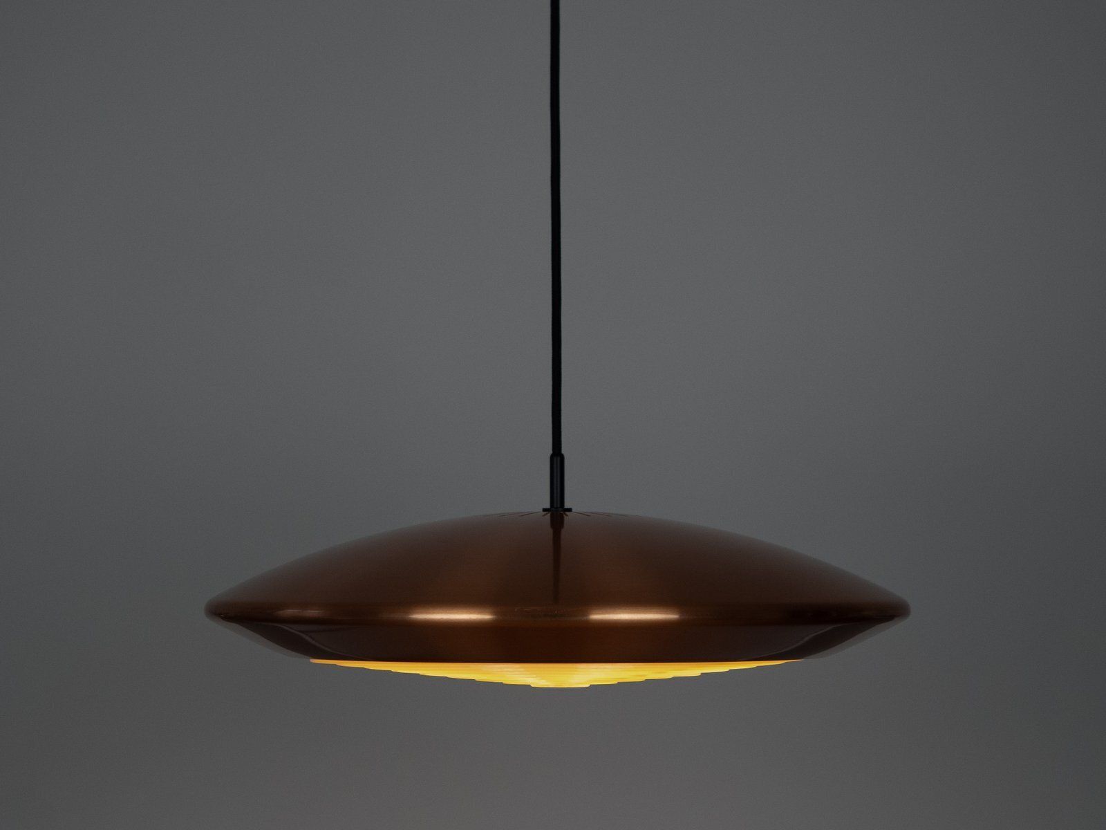 Vintage Deense Diskos Hanglamp Van Jo Hammerborg Voor Fog And Morup, 1965 photo for sale