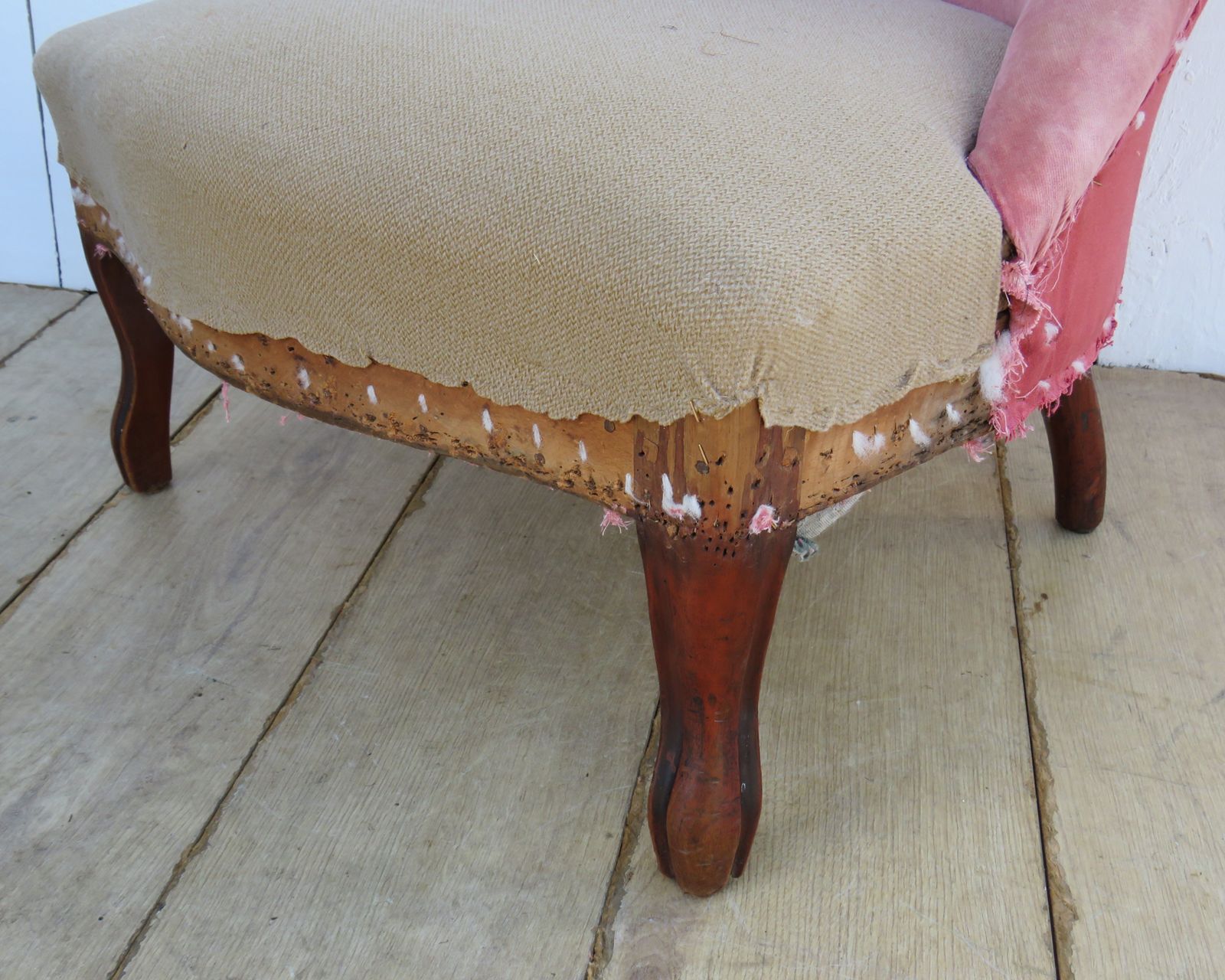 Antique French Napoleon III Slipper Tub Chair photo Furniture