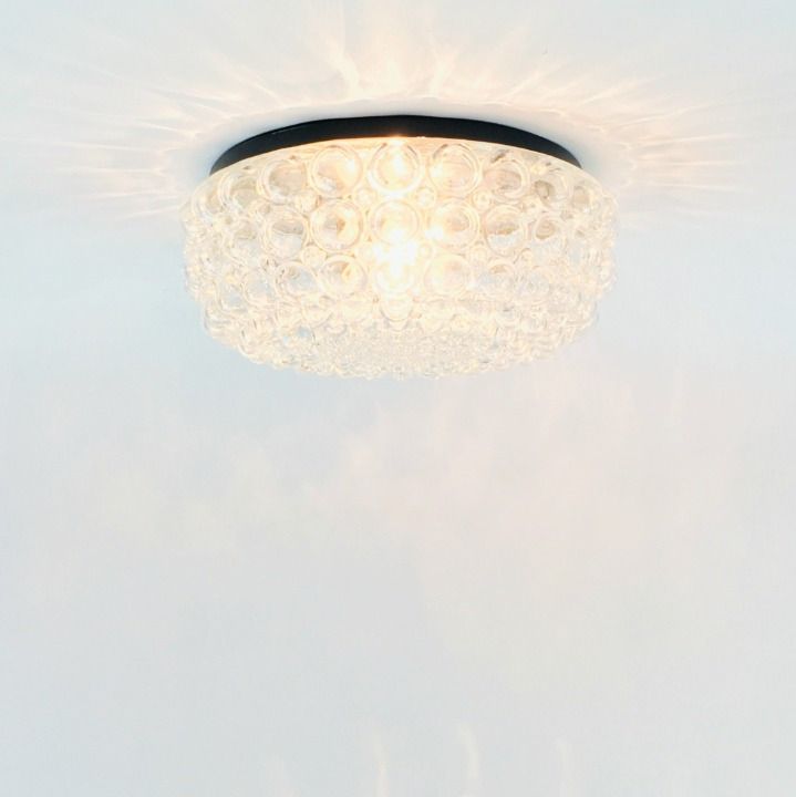 Mid Century Modern Bubble Glass Ceiling Light By Helena Tynell For Limburg, Germany, 1960s/1970s photo Lighting