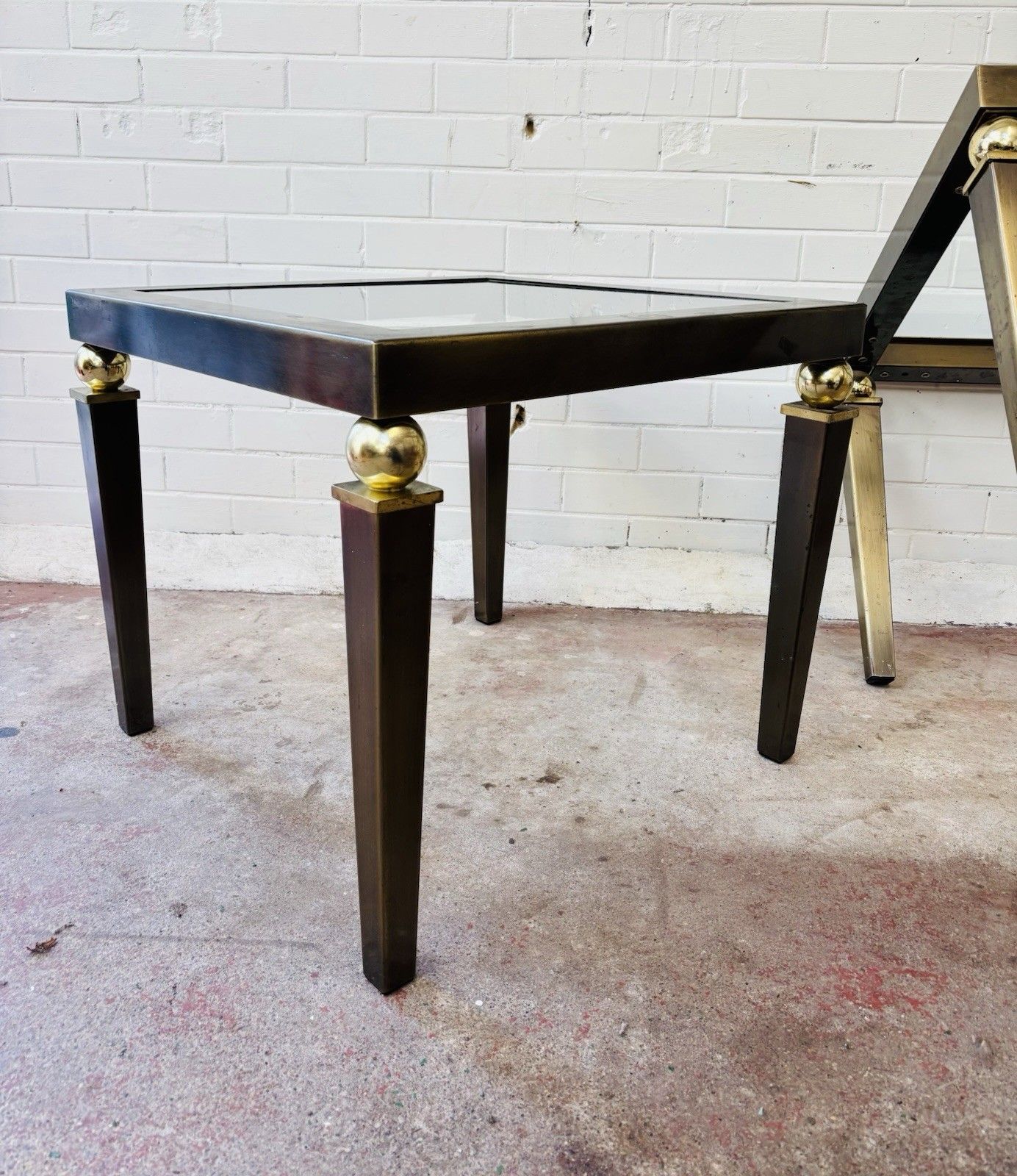 A Fantastic Pair Of Belgo Chrome 1970’s Chrome Side Tables. photo buy