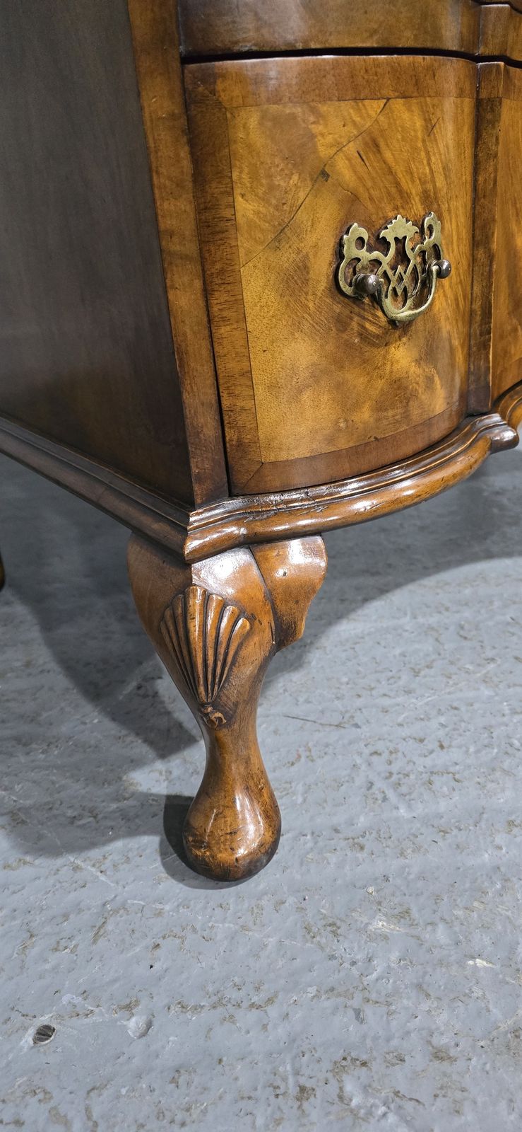 Outstanding Concave Walnut Chest Of Drawers photo 1295.0