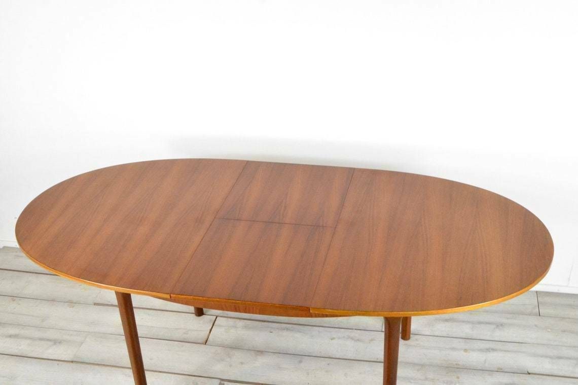 Midcentury McIntosh Oblong Teak Extending Table Vintage Modern  Danish  Retro Style photo vinterior