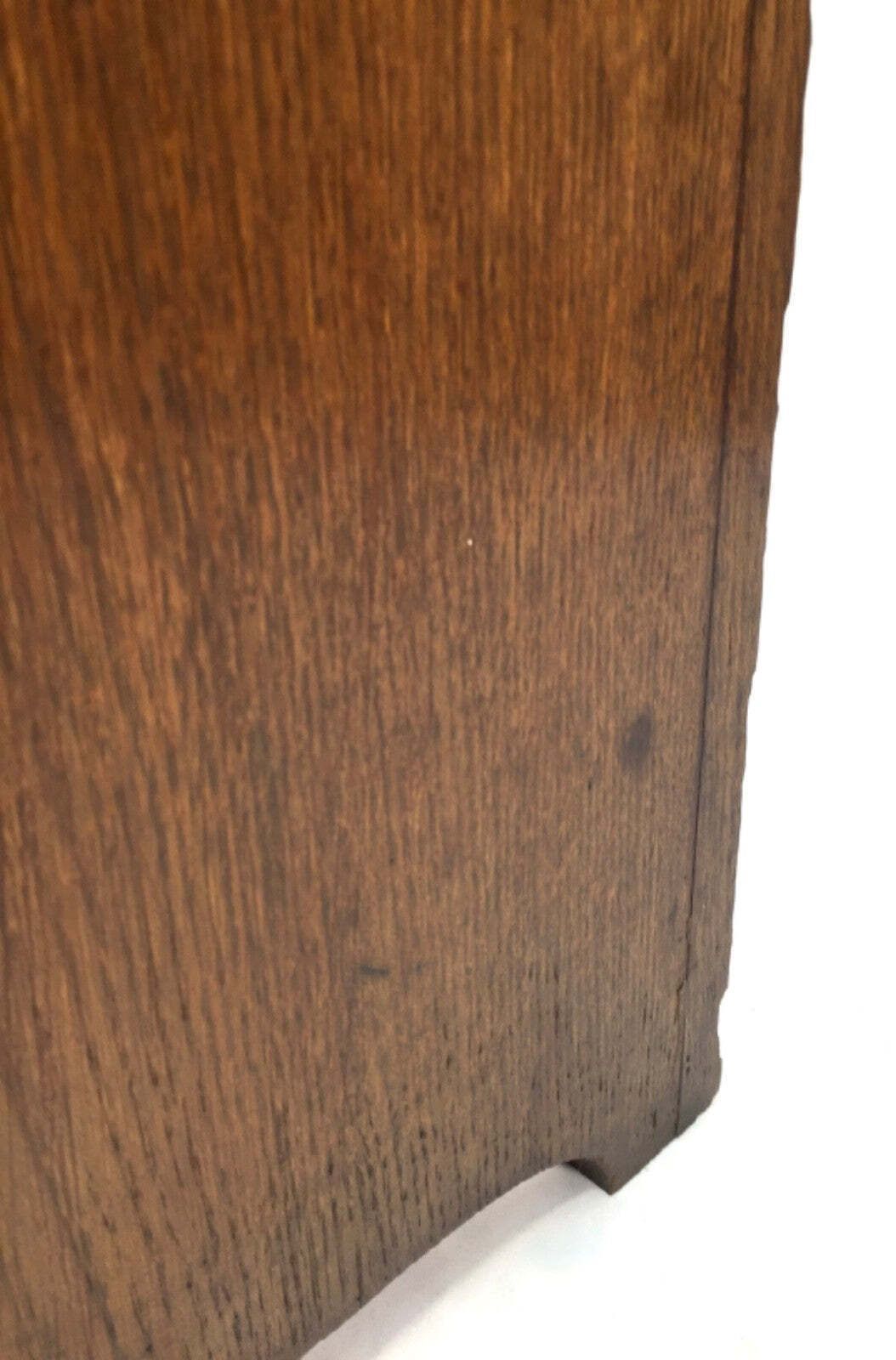 Home Decor Antique Entrance Hall Arts & Crafts Oak Wooden Stick / Umbrella Stand C.1930 photo