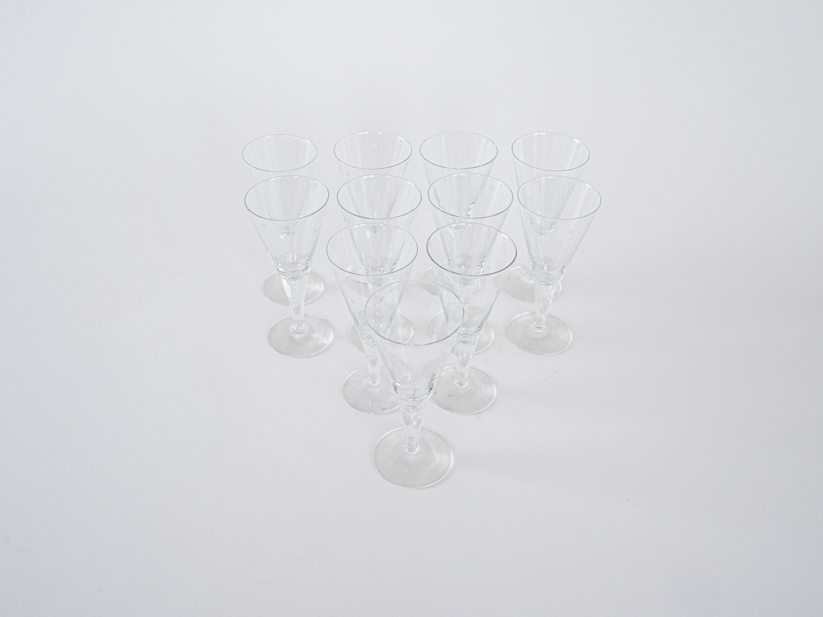 Set Of Crystal Glasses, Danish Design, 1970s, Manufacturer: Denmark photo 279.0