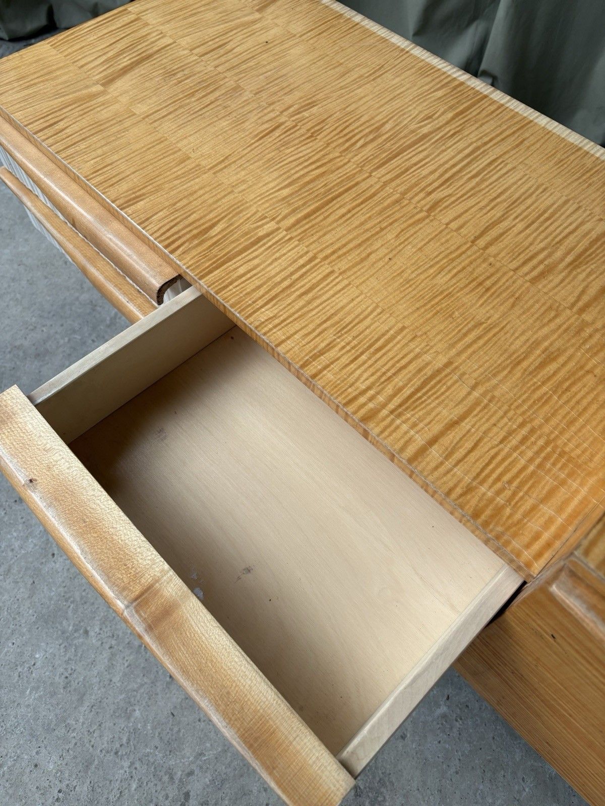 Furniture Vtg Mid Century Telephone Side Table Entranceway Hallway Bench Seat Danish R54 photo