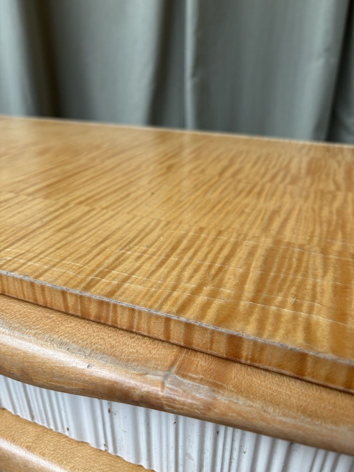 photo vinterior Vtg Mid Century Telephone Side Table Entranceway Hallway Bench Seat Danish R54
