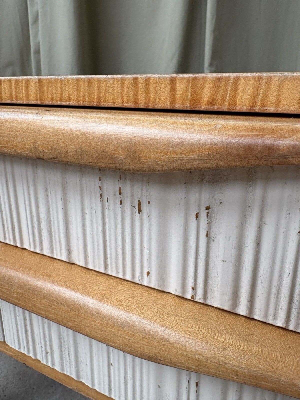 photo buy Vtg Mid Century Telephone Side Table Entranceway Hallway Bench Seat Danish R54