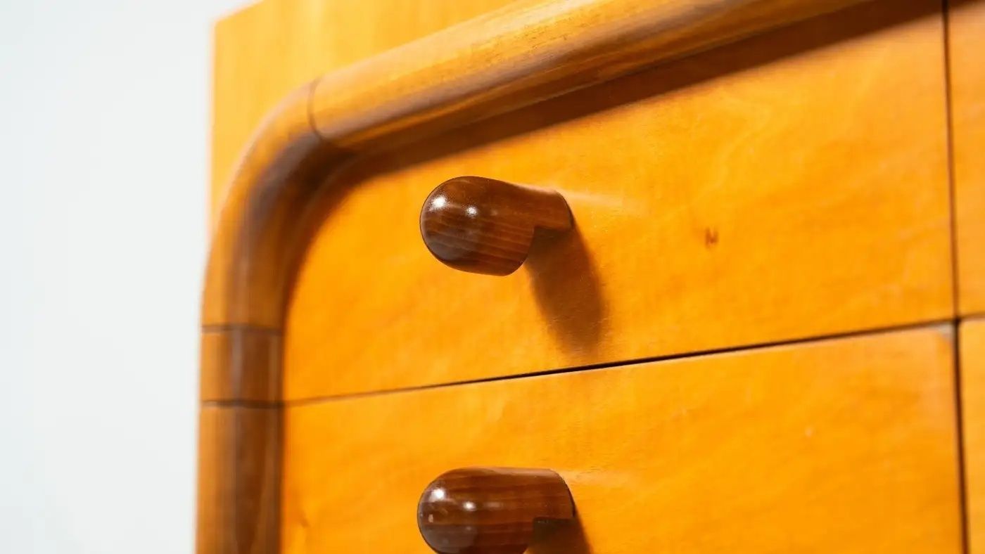 Mid Century Sideboard With Drawers Walnut Italy 1960s photo furniture