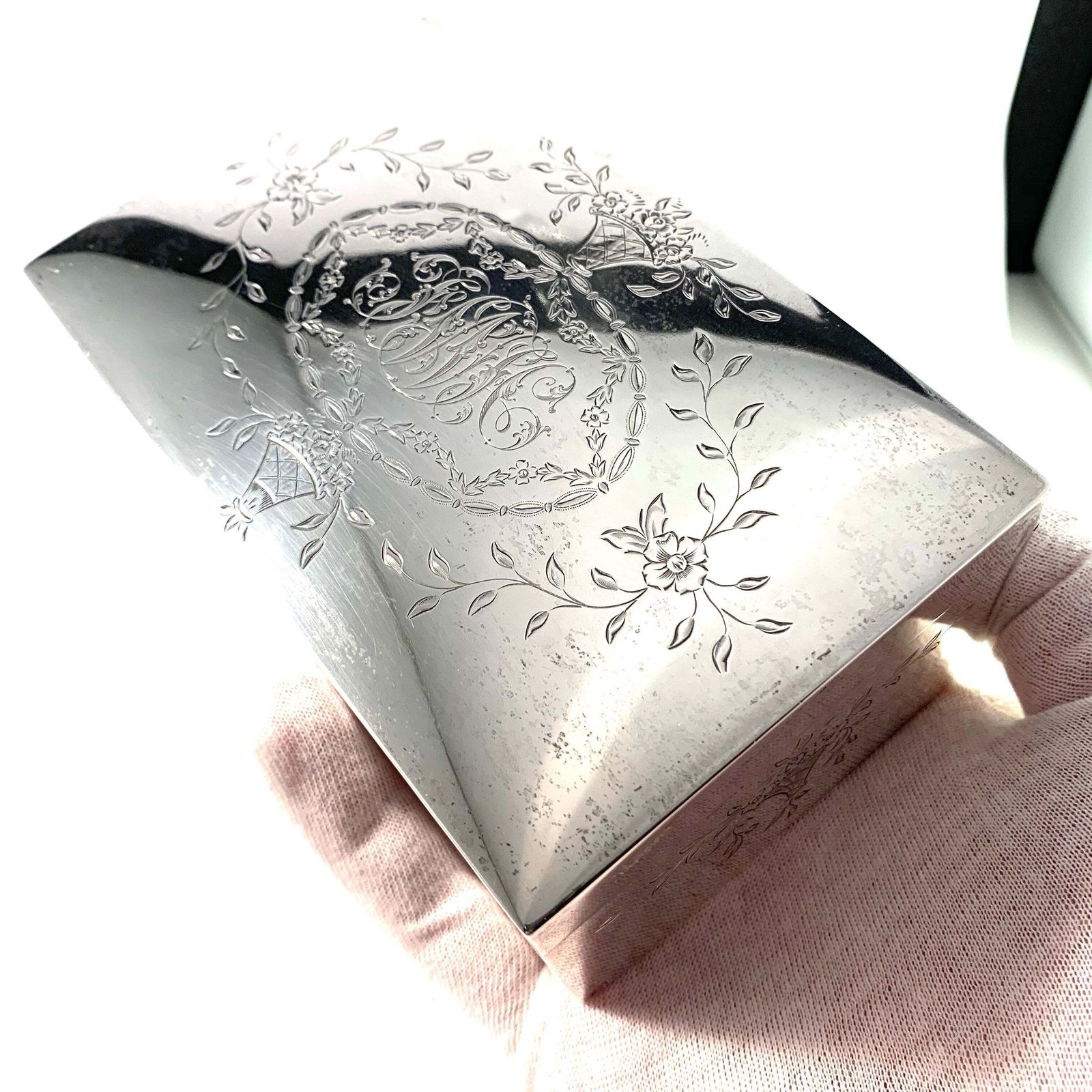 Shreve & Co San Francisco Victorian Sterling Silver Jewelry Casket photo buy