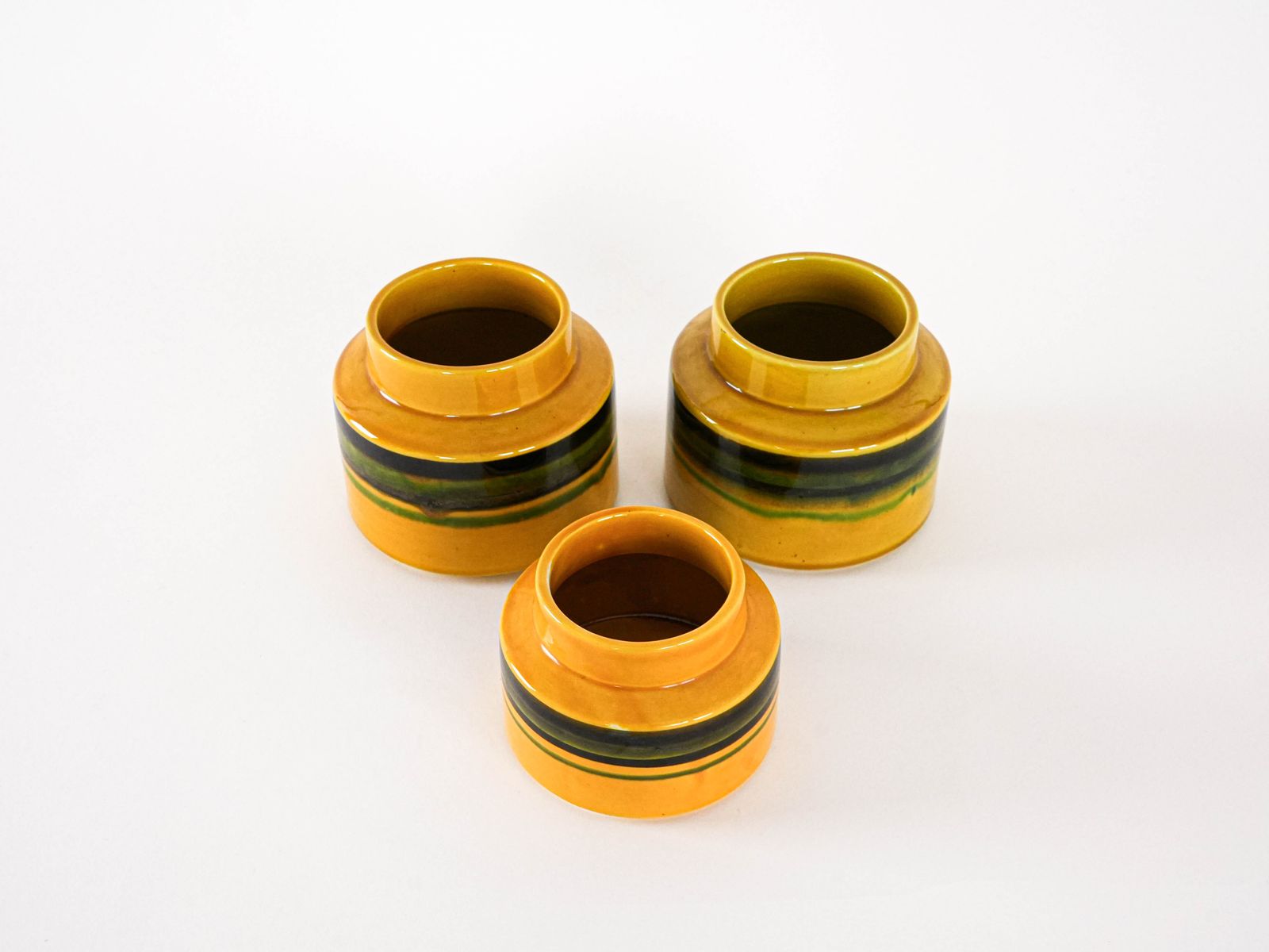 Set Keramische Vazen, Italiaans Design, Jaren 1960, Geproduceerd In Italië photo 319.0