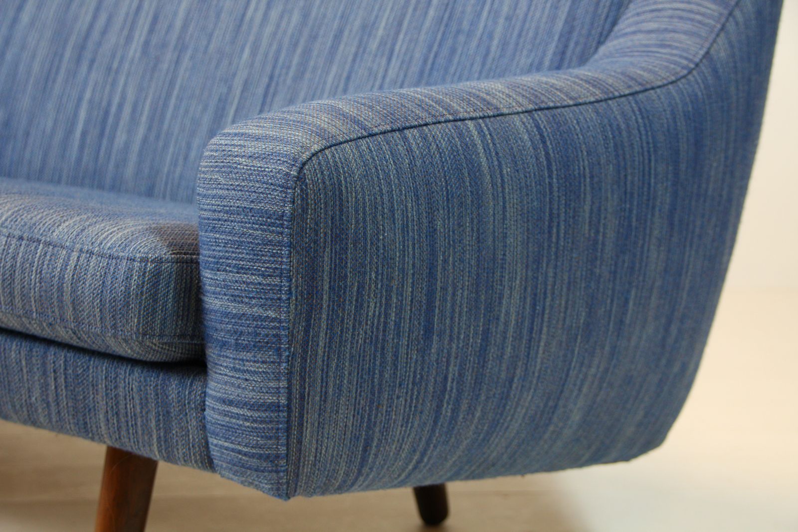 Danish Mid Century Modern 3 Seater Sofa By Amager Bolighus   Rosewood C.1960 photo for sale