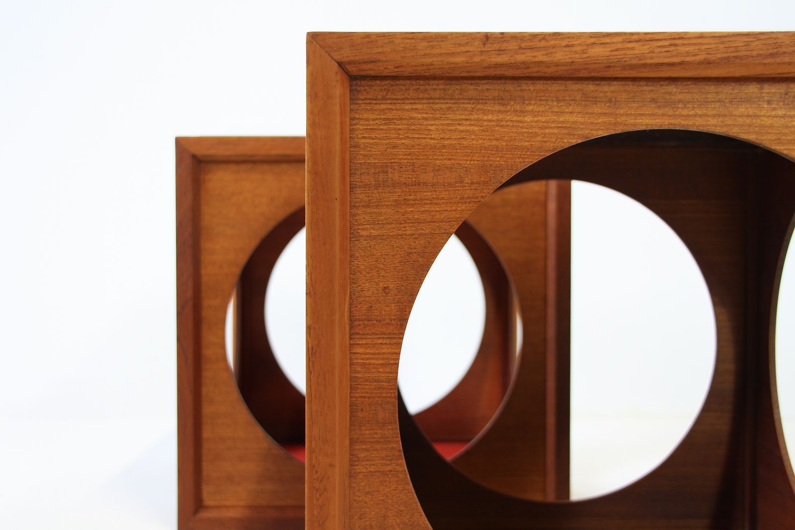 photo vinterior Vintage Japanese Hako Tables By Yoshiteru Hara Teak 1967