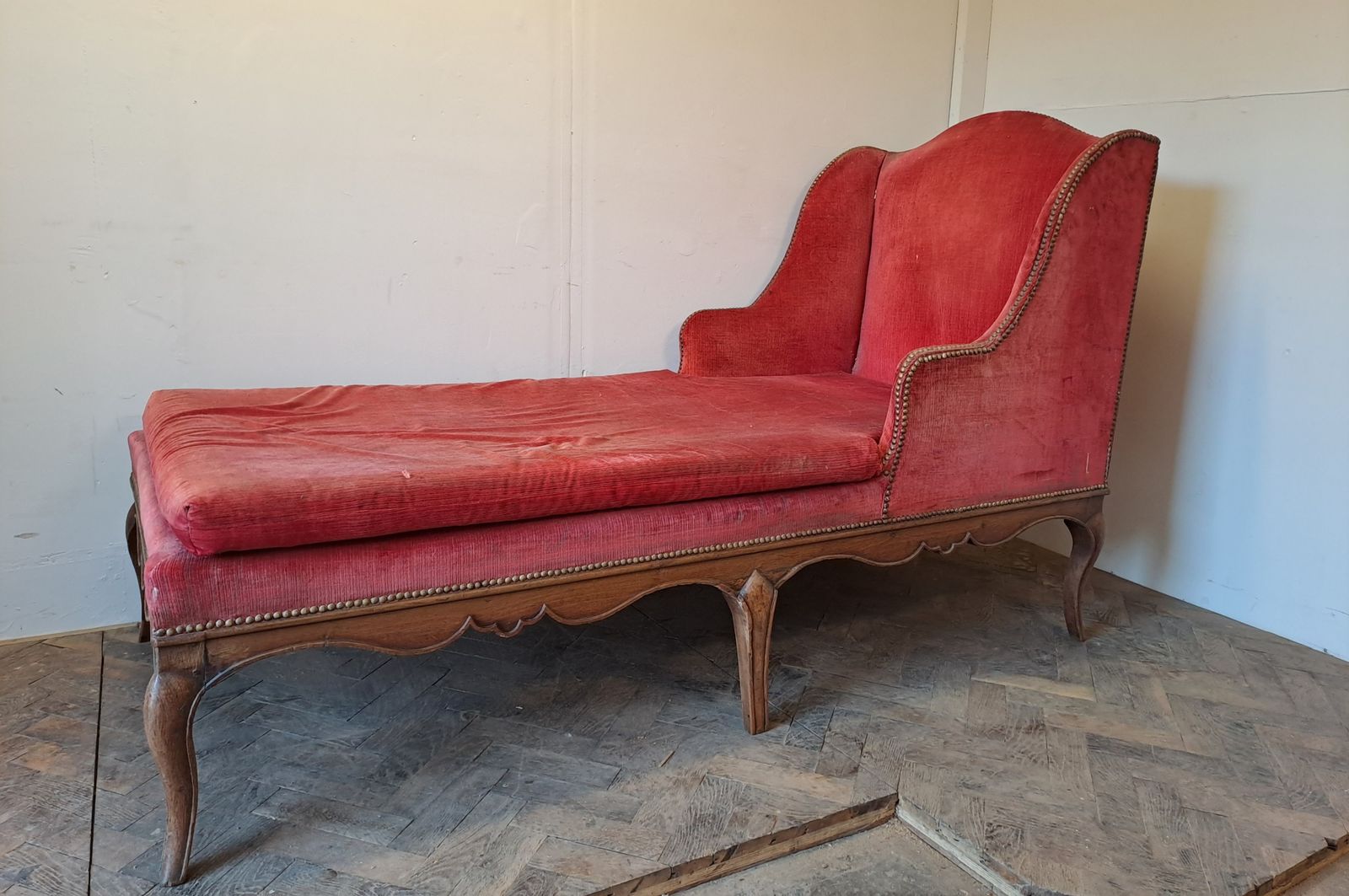 19th Century French Oak Day Bed
