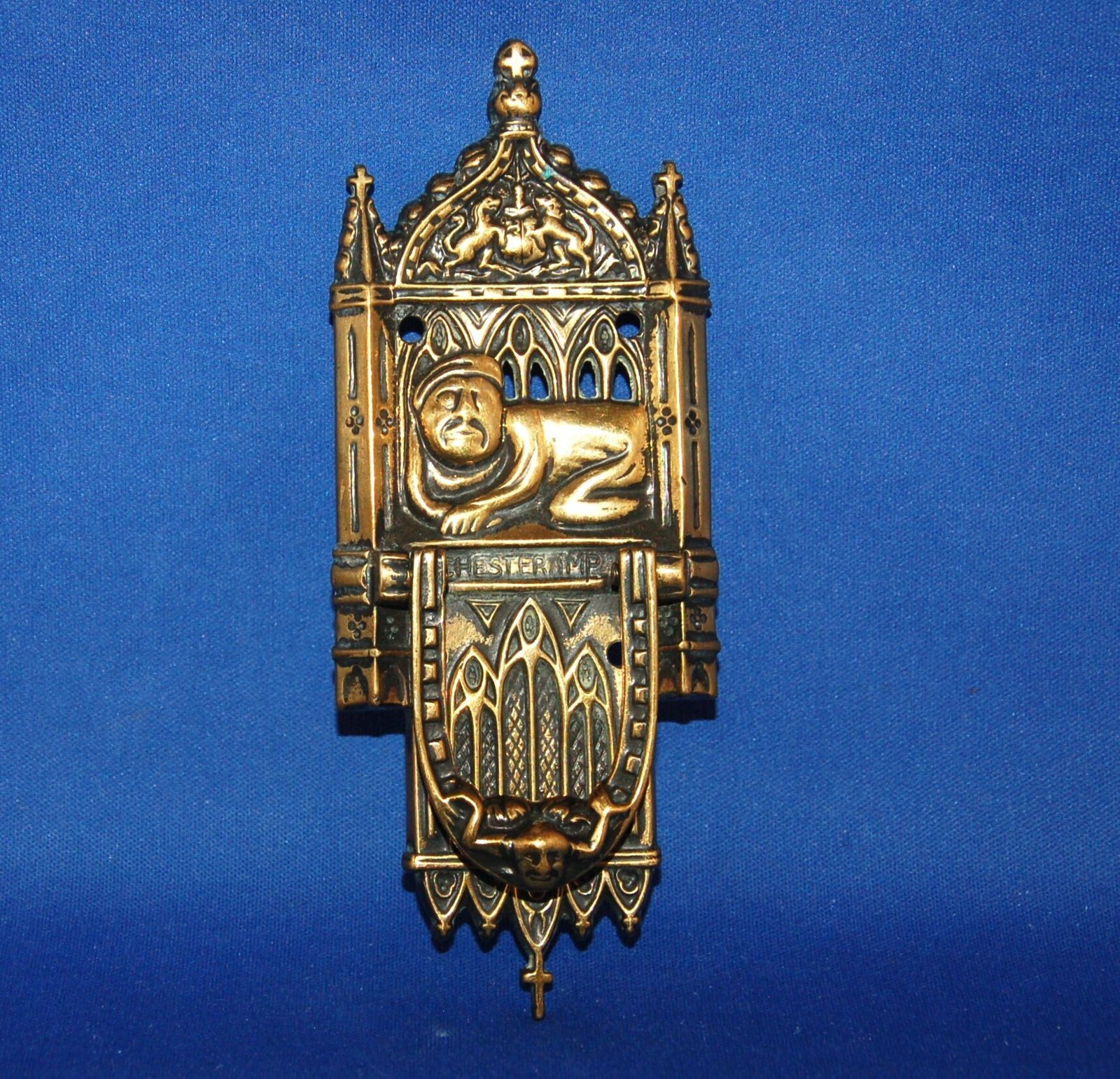 An Antique Chester Imp  Door Knocker