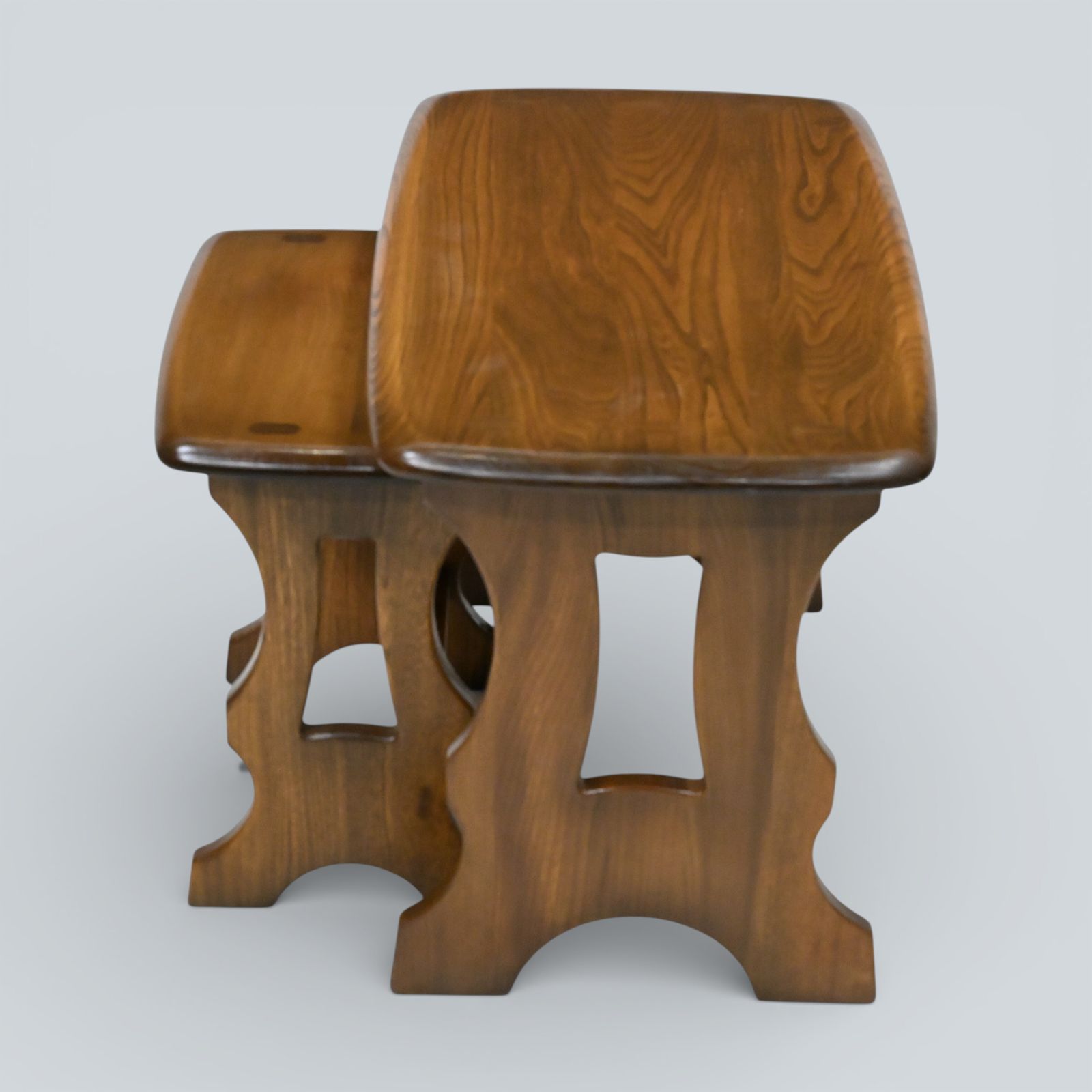 Ercol Nest Of Tables 2 Windsor In Golden Dawn Free Uk Delivery* photo Furniture