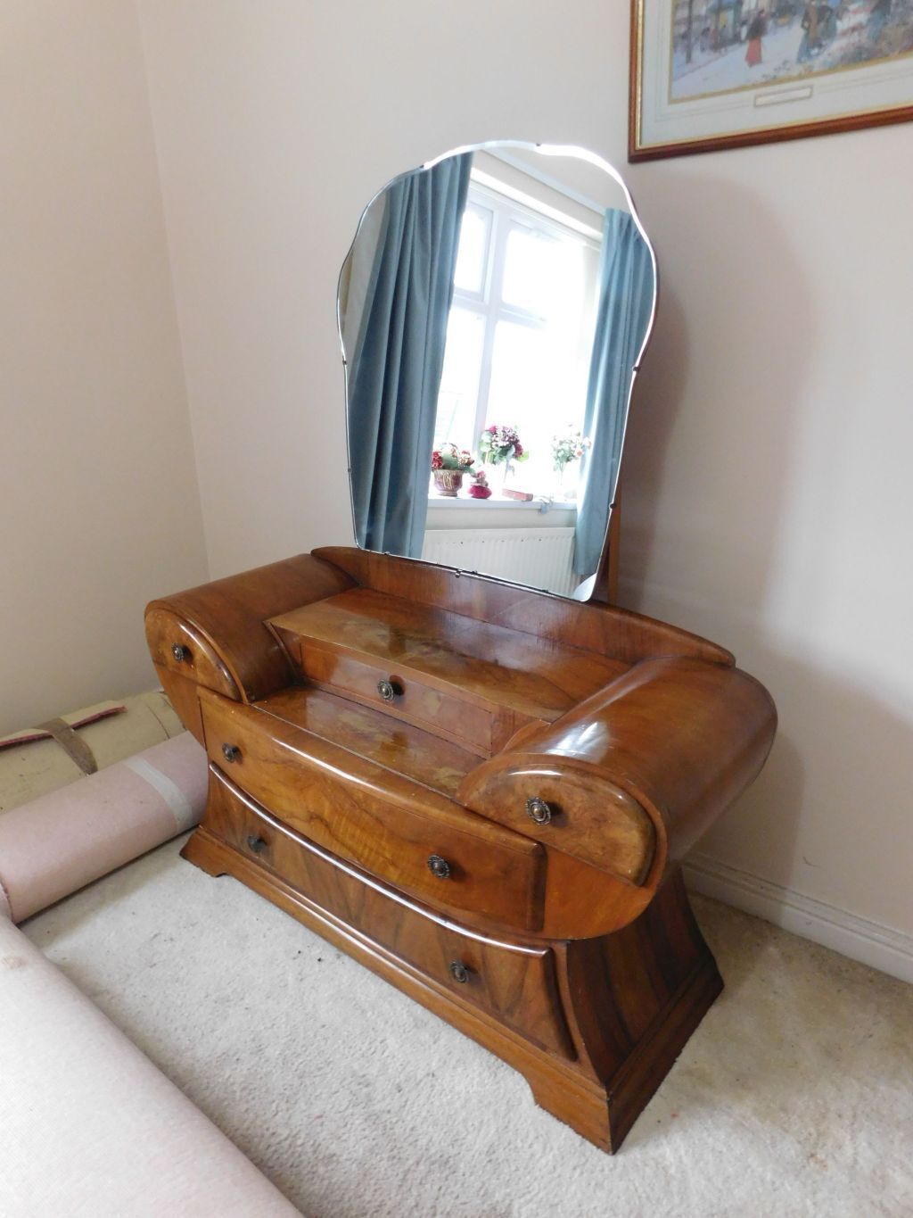 Early 20th Century Dressing Table Art Deco Style. photo Furniture