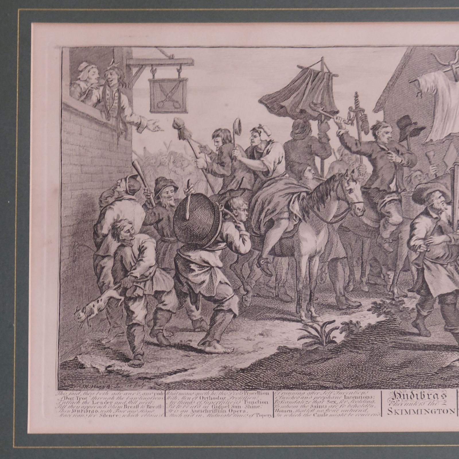 Hubibras And The Skimmington, By William Hogarth (1697   1764) photo Art