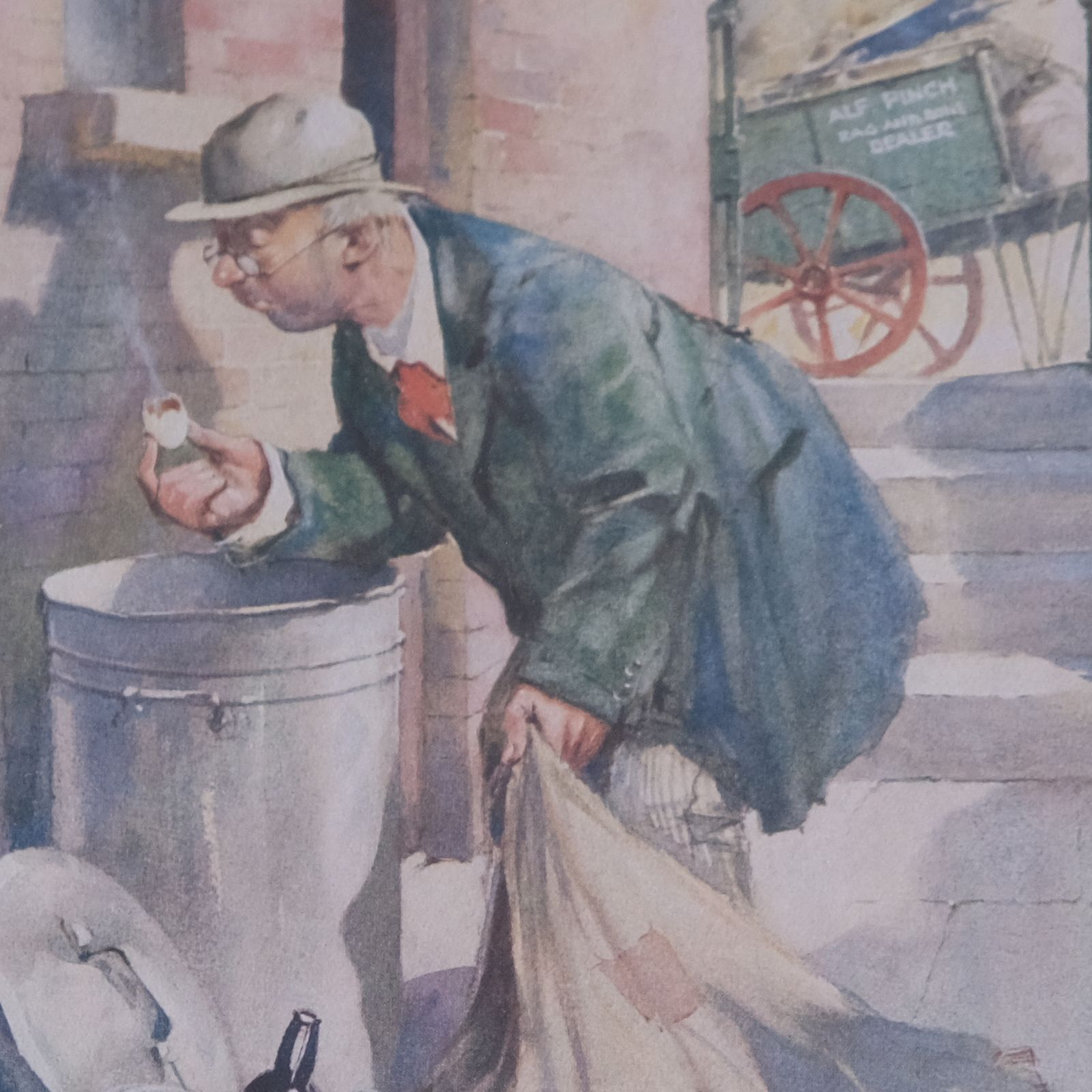 Collector Of Antiques, After Lawson Wood photo Art