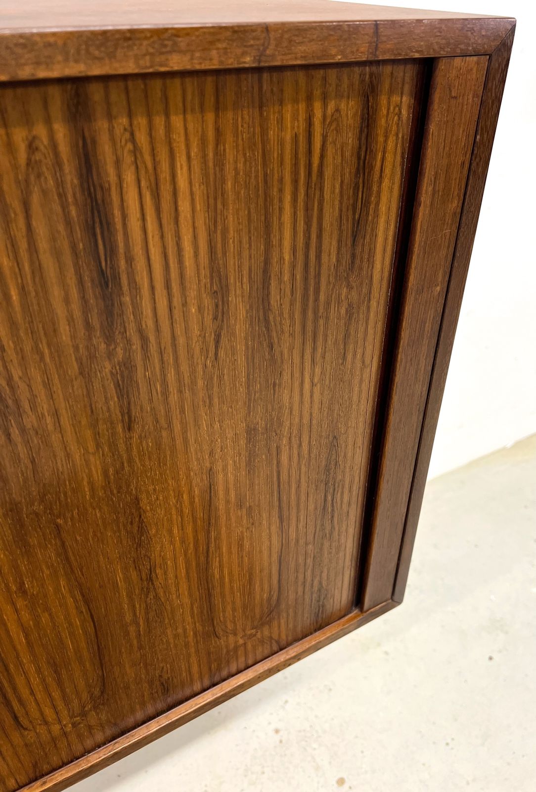 Rosewood Tambour Cabinet By Kai Kristiansen For Feldballes photo vinterior