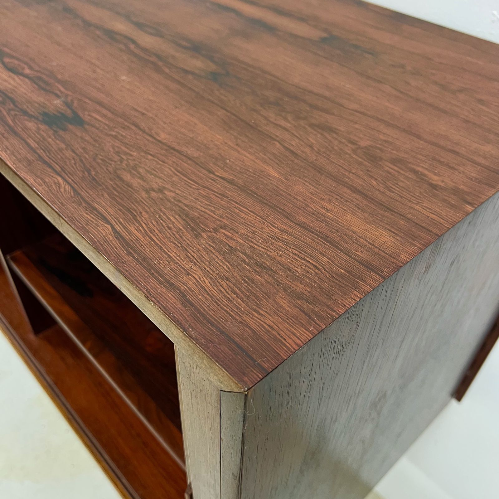 photo for sale Rosewood Tambour Cabinet By Kai Kristiansen For Feldballes