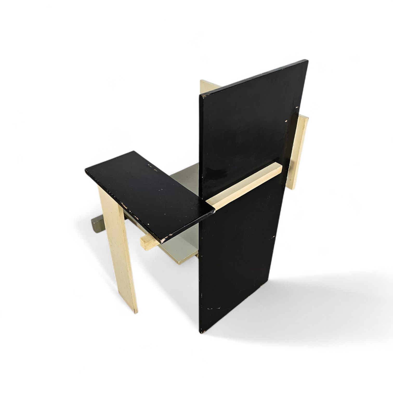 Old Berlin Chair / Berlijnse Stoel / Gerrit Rietveld / Signs Of Repair ( 2 Screws ) photo for sale