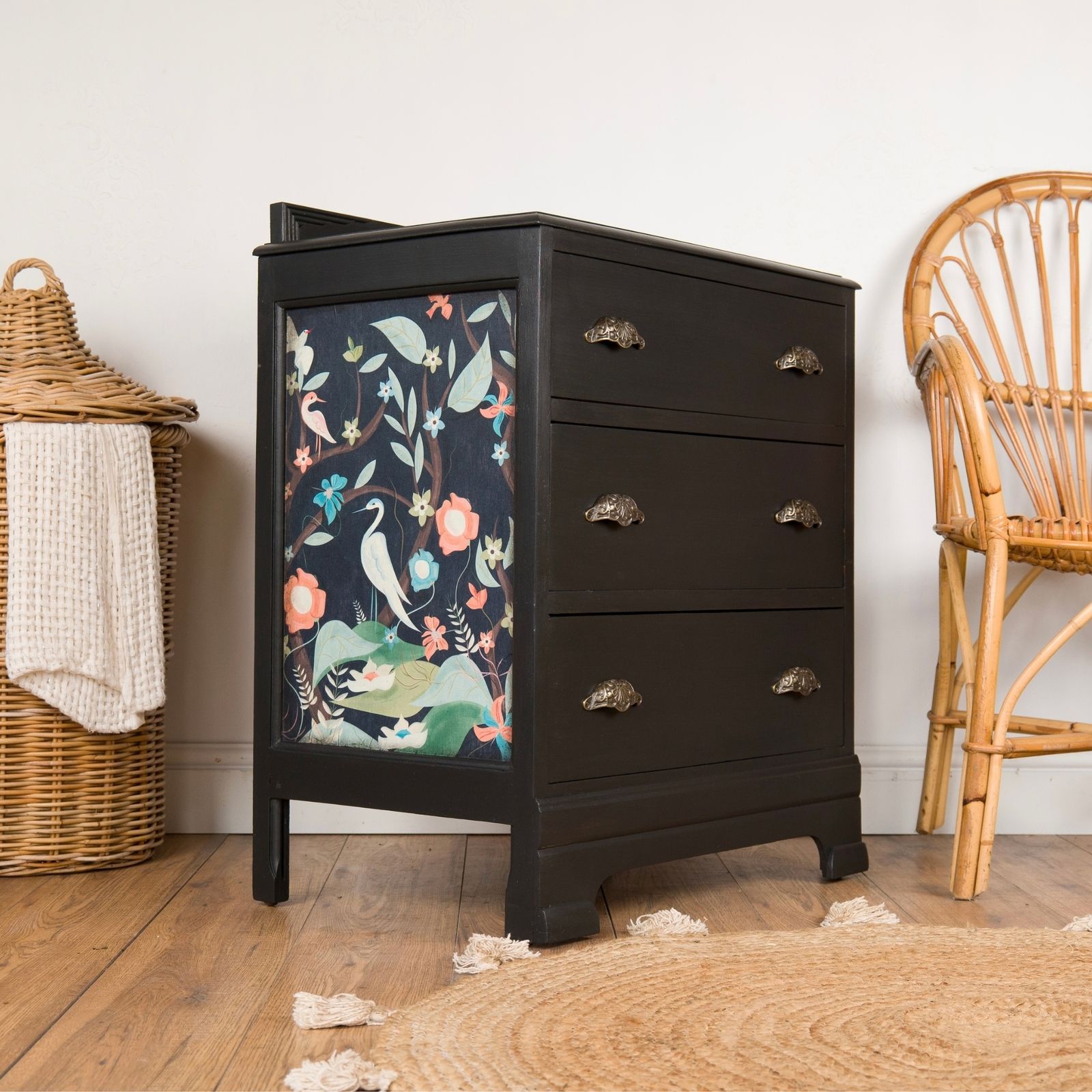 Upcycled Oak Chest Of Drawers, 1930s photo vinterior
