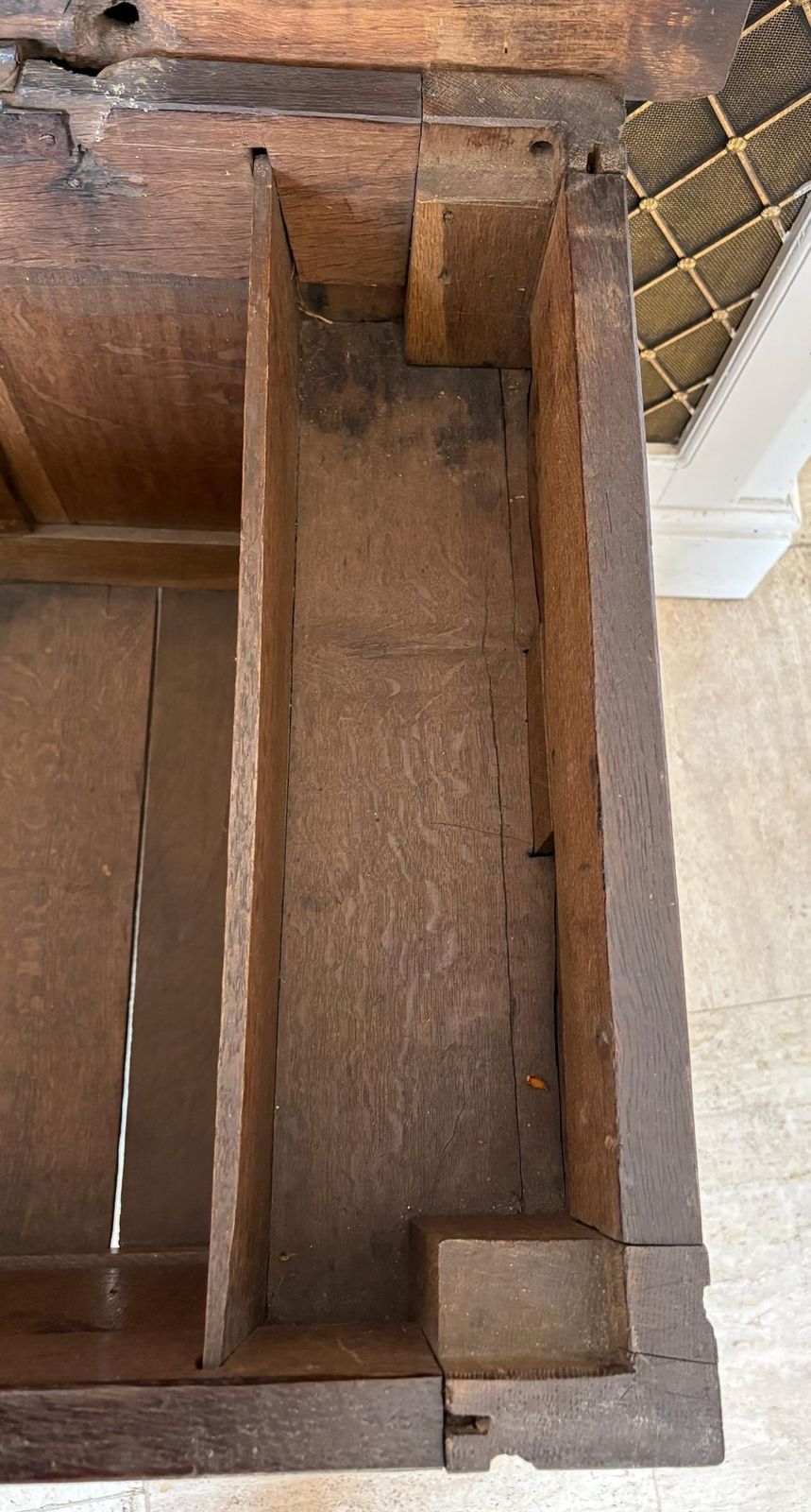 photo for sale Late 17th Century English Joined Oak Coffer (C.1680–1700)