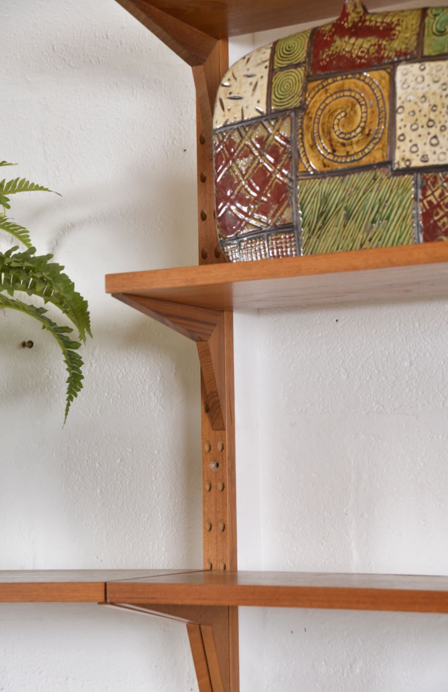 photo buy Midcentury Danish Teak 3 Bay Cado Modular Shelving System Desk By Poul Cadovius