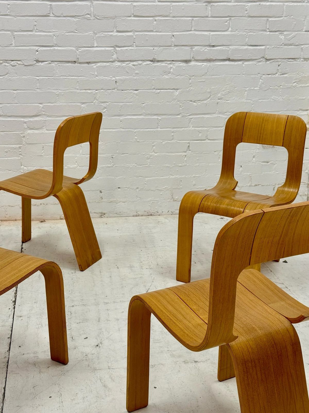 photo for sale Set Of Four “Esse” Chairs By Gigi Sabadin For Stilwood, Italy, 1973.