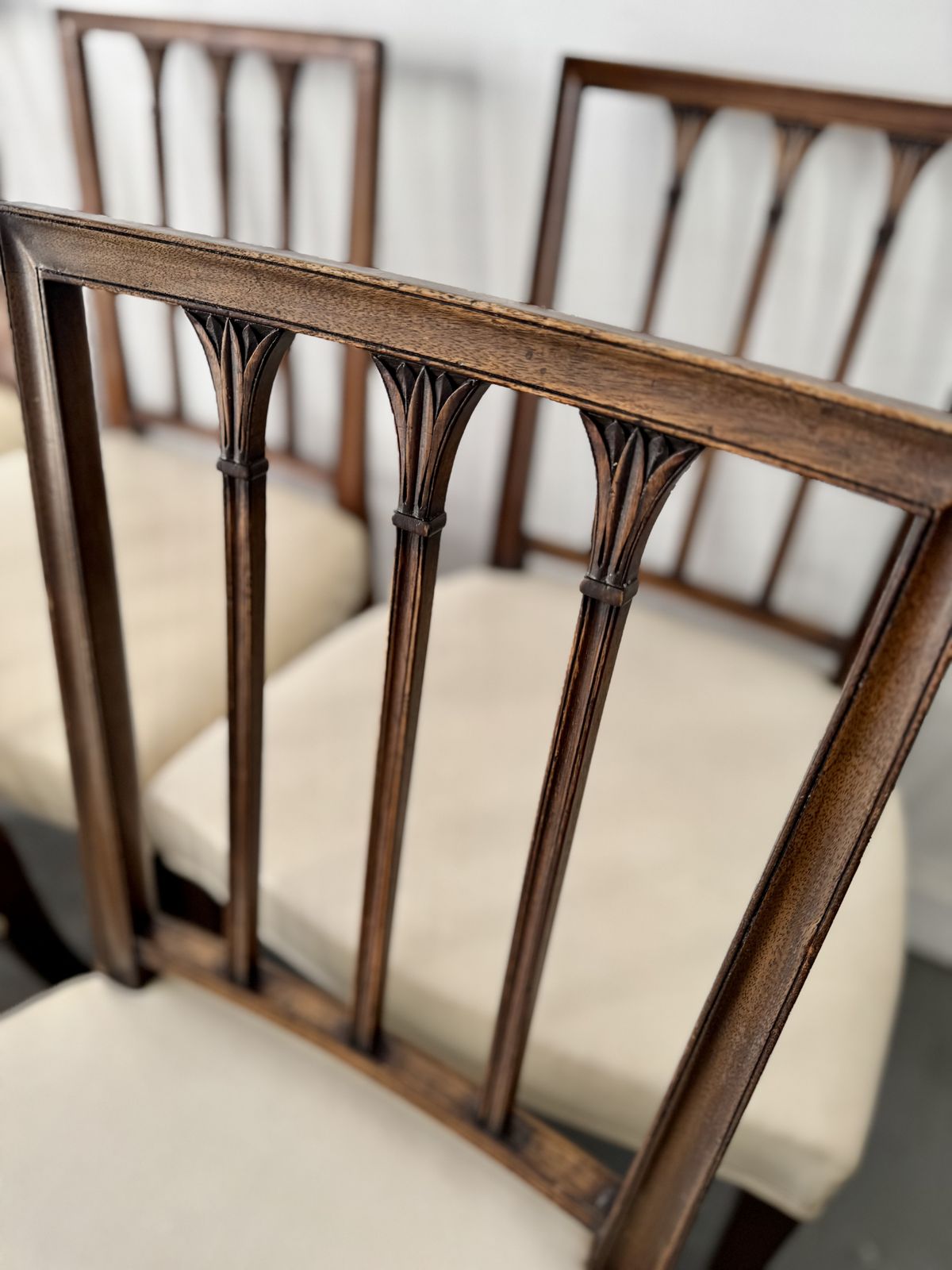 Set Of 6 Georgian Mahogany Dining Chairs photo vinterior