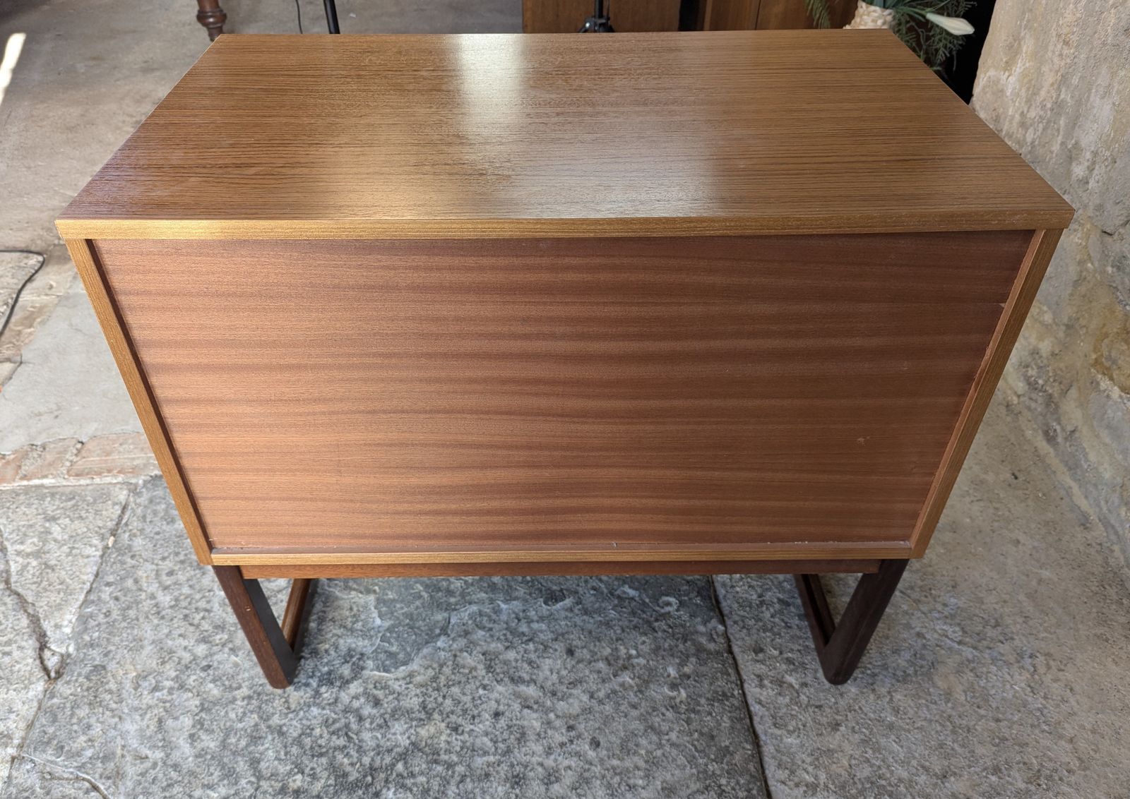 photo buy Mid Century Compact Chest Of Drawers By Europa   Teak Finish   Sku 125