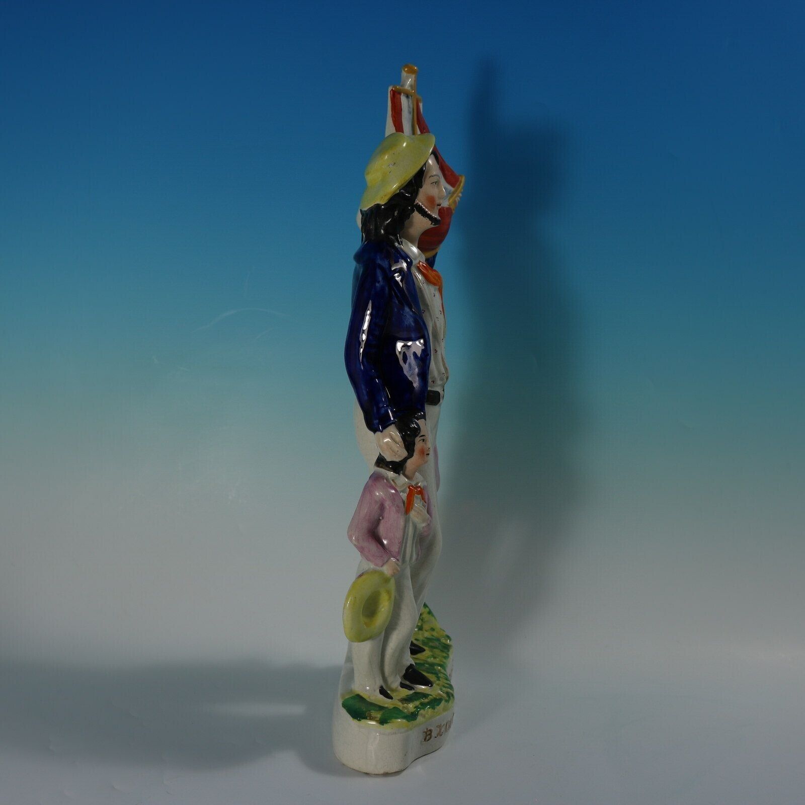 Victorian Staffordshire Pottery Begging Sailor Figure photo 1465.0