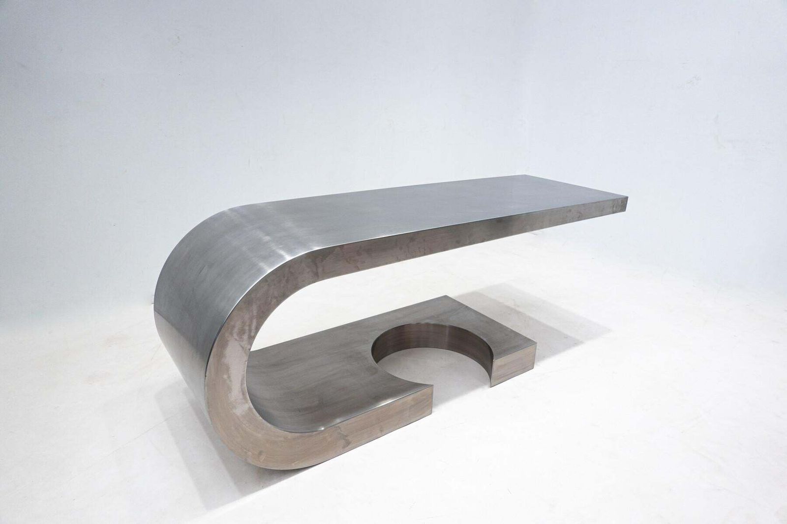 Mid Century Modern Steel Desk "Diapason" By Marzio Cecchi, 1968 photo furniture