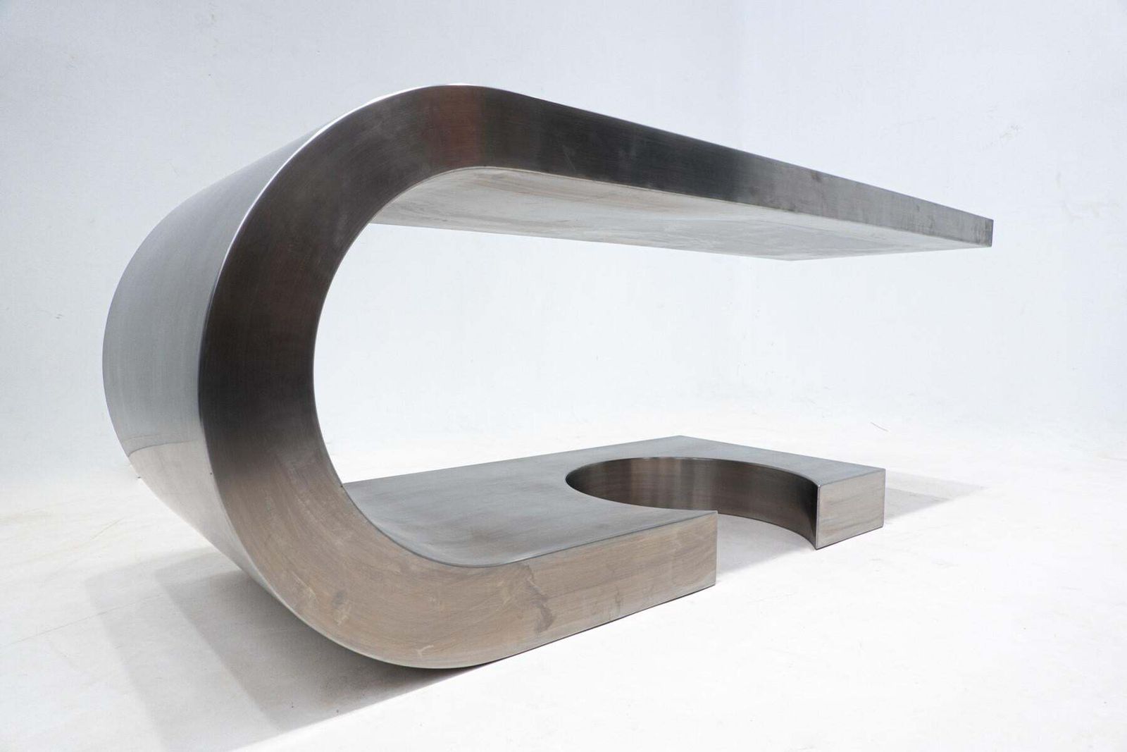 Mid Century Modern Steel Desk "Diapason" By Marzio Cecchi, 1968 photo buy