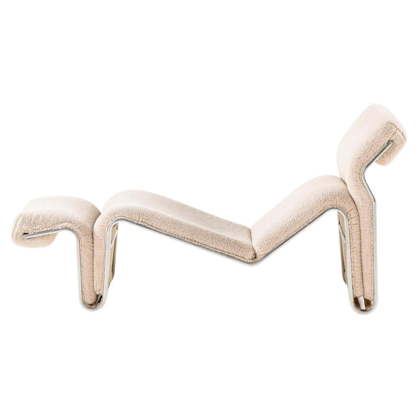 Lounge Chair “Lysmasken” In Aluminum And Canvas By Eric Sigfrid Persson, 1970s photo furniture