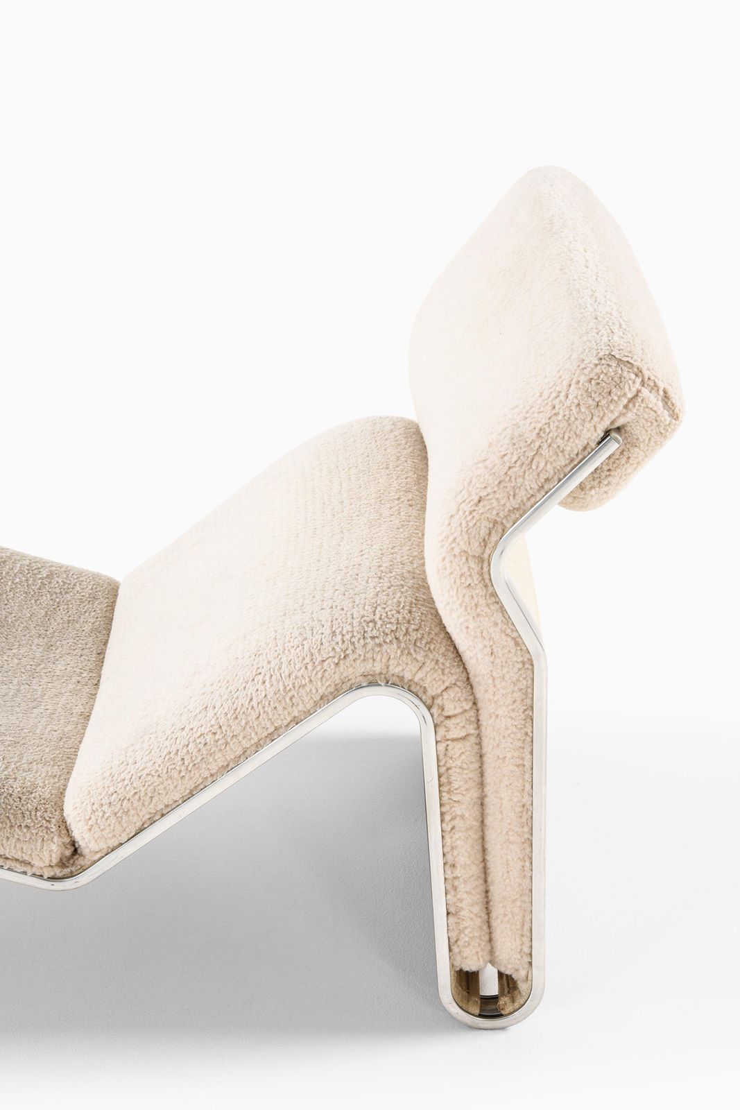 Lounge Chair “Lysmasken” In Aluminum And Canvas By Eric Sigfrid Persson, 1970s photo 8894.0
