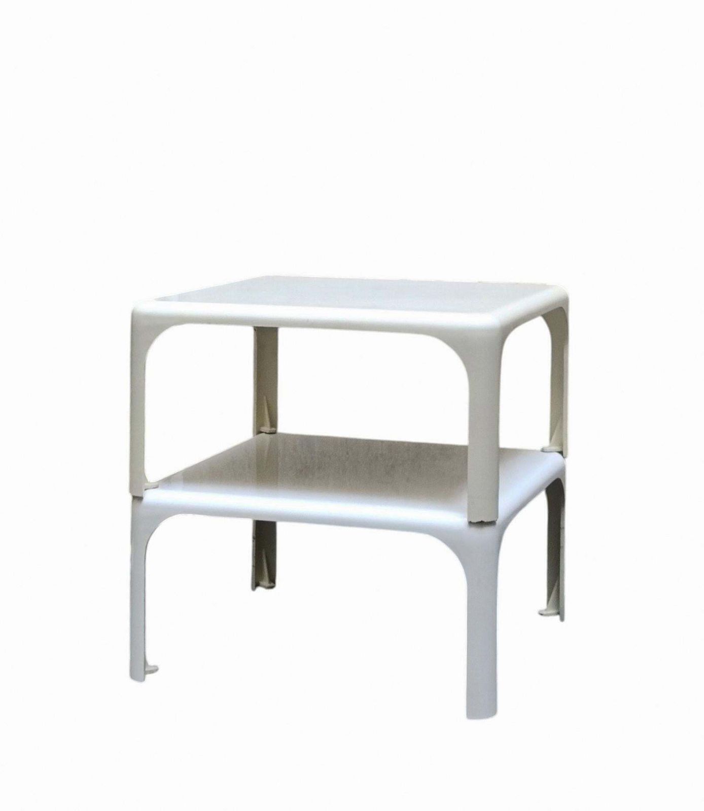 Vico Magistretti For Artemide Pair Of Stackable Coffee Tables "Demetrio 45," 1970 photo furniture