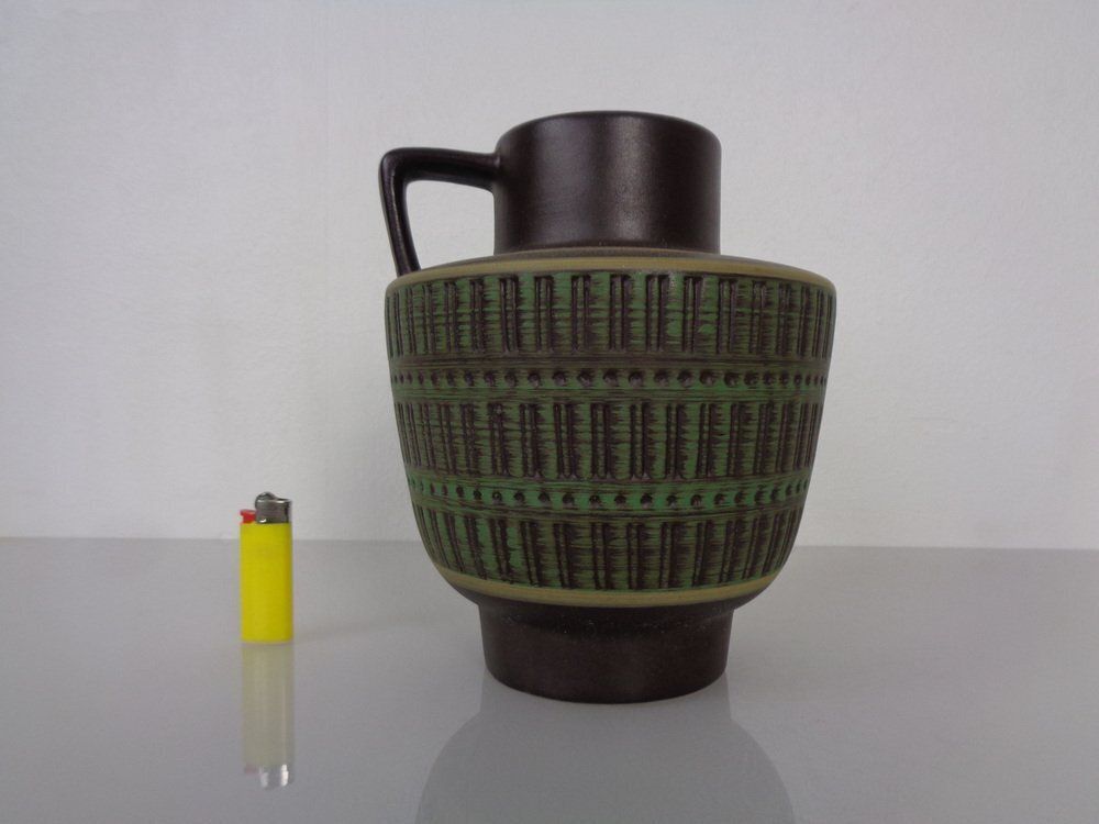 Ceramic 2023/20 R Handle Vase From Marzi & Remy, Germany, 1950s photo furniture