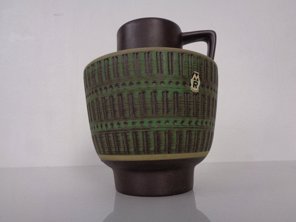 Ceramic 2023/20 R Handle Vase From Marzi & Remy, Germany, 1950s photo vinterior