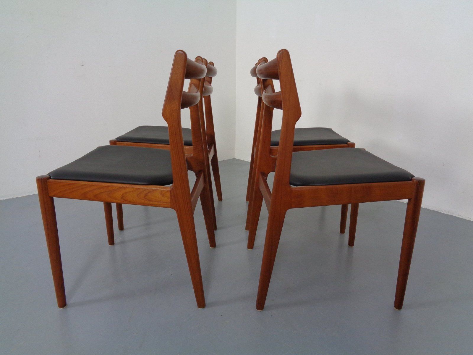 photo for sale Teak Dining Chairs From Vamo Sønderborg, Denmark, 1960s, Set Of 4