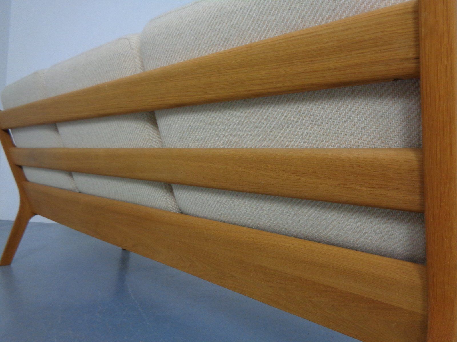 photo buy Senator Sofa In Oak By Ole Wanscher For Poul Jeppesen, Denmark, 1960s