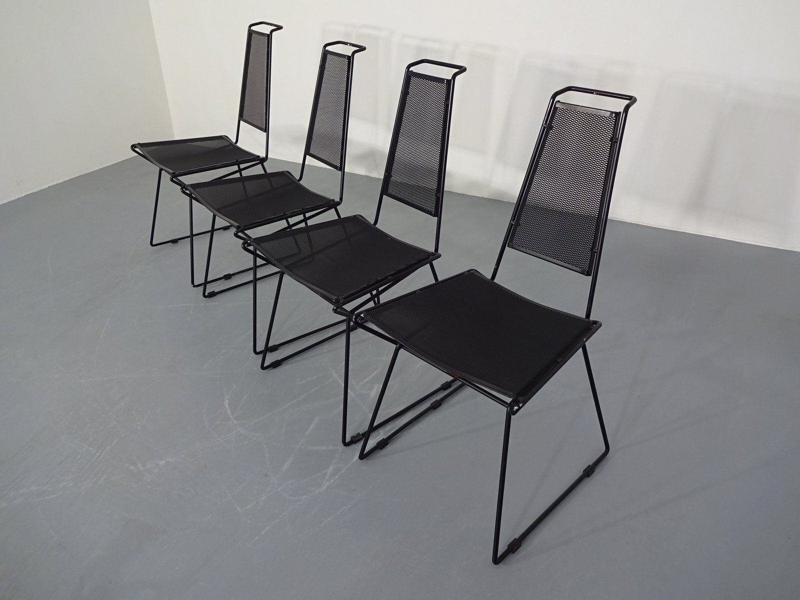 Metal Chairs From Rolf Rahmlow, Germany, 1980s, Set Of 4 photo 690.0