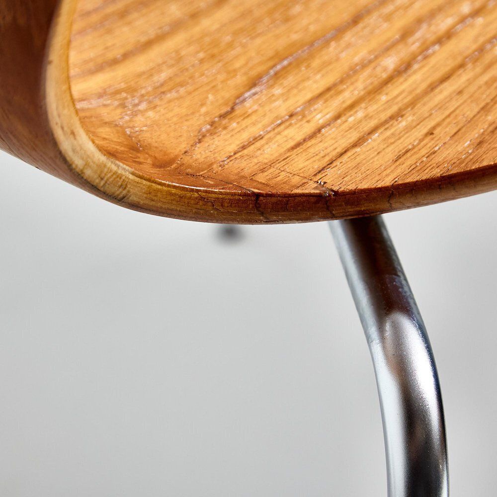 Furniture Teak Model 3107 Chair By Arne Jacobsen For Fritz Hansen, 1960s photo